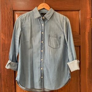 J Crew Denim Button Down